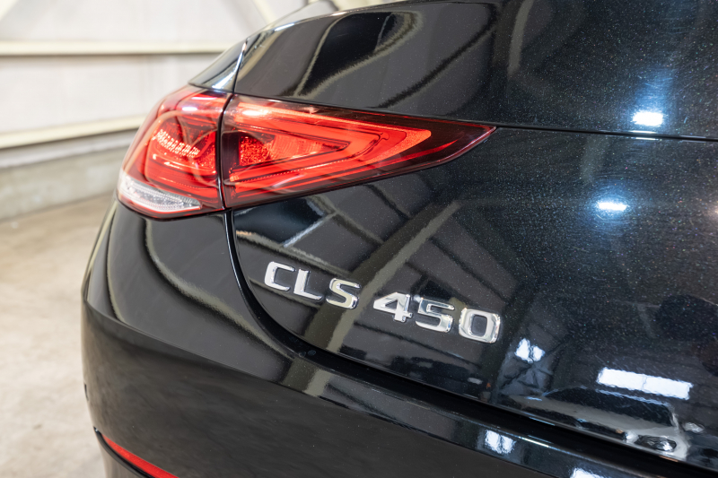 メルセデスベンツ CLS CLS450 4MATIC ｽﾎﾟｰﾂ ｴｸｽｸﾙｰｼﾌﾞ&ﾚｰﾀﾞｰｾｰﾌﾃｨPKG　ISG搭載 ACC 黒ﾅｯﾊﾟ革 ﾋｰﾀｰ&ｸｰﾗｰ ﾀﾞｲﾅﾐｯｸｼｰﾄ SR 純正ﾅﾋﾞ ﾌﾙｾｸﾞTV CarPlay Buremester ﾘﾗｸｾﾞｰｼｮﾝ機能 AMGｴｱﾛ&19AW　2年保証付