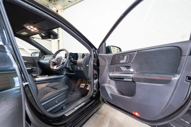 メルセデスベンツ Bクラス B200d AMGﾗｲﾝ ﾅﾋﾞｹﾞｰｼｮﾝ&ﾚｰﾀﾞｰｾｰﾌﾃｨPKG　1ｵｰﾅｰ 黒半革 ｼｰﾄﾋｰﾀｰ MBUXﾅﾋﾞ ﾌﾙｾｸﾞTV Bｶﾒﾗ ﾜｲﾔﾚｽﾁｬｰｼﾞ PTS ﾏﾙﾁﾋﾞｰﾑLED 自動Rｹﾞｰﾄ&ﾊﾝｽﾞﾌﾘｰA AMGｴｱﾛ&18AW　2年保証