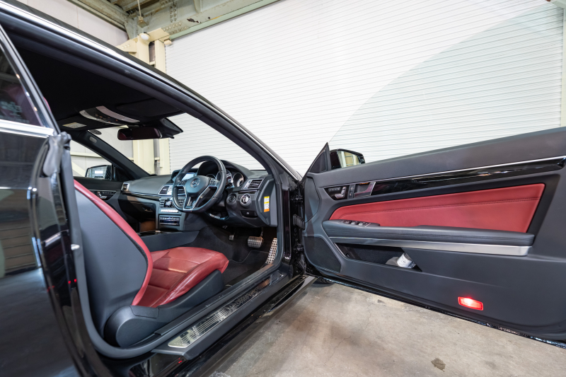 メルセデスベンツ Eクラス E250ｸｰﾍﾟ AMGｽﾎﾟｰﾂ&ﾚｰﾀﾞｰｾｰﾌﾃｨPKG　後期 赤本革 ｼｰﾄﾋｰﾀｰ ﾏﾙﾁｺﾝﾄﾛｰﾙｼｰﾄﾊﾞｯｸ 純正ﾅﾋﾞ ﾌﾙｾｸﾞTV 360ｶﾒﾗ LEDﾍｯﾄﾞ 電動ﾘｱｻﾝｼｪｰﾄﾞ AMGｴｱﾛ&18AW 7AT　2年保証