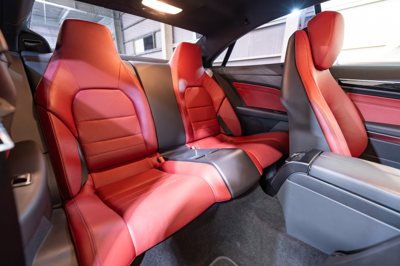 メルセデスベンツ Eクラス E250ｸｰﾍﾟ AMGｽﾎﾟｰﾂ&ﾚｰﾀﾞｰｾｰﾌﾃｨPKG　後期 赤本革 ｼｰﾄﾋｰﾀｰ ﾏﾙﾁｺﾝﾄﾛｰﾙｼｰﾄﾊﾞｯｸ 純正ﾅﾋﾞ ﾌﾙｾｸﾞTV 360ｶﾒﾗ LEDﾍｯﾄﾞ 電動ﾘｱｻﾝｼｪｰﾄﾞ AMGｴｱﾛ&18AW 7AT　2年保証