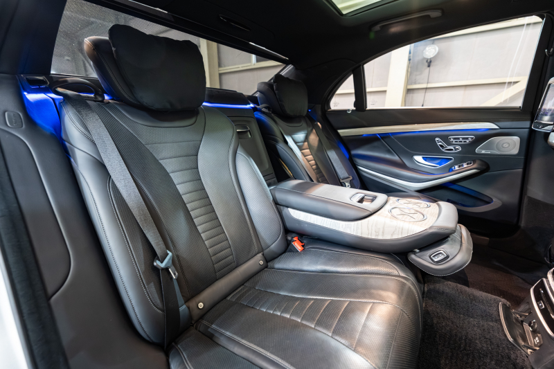 メルセデスベンツ Sクラス S550ﾛﾝｸﾞ AMGﾗｲﾝ ｼｮｰﾌｧｰ&ﾚｰﾀﾞｰｾｰﾌﾃｨPKG　黒革 ｼｰﾄﾋｰﾀｰ&ｸｰﾗｰ ﾊﾟﾉﾗﾏSR 純正ﾅﾋﾞ ﾌﾙｾｸﾞTV ﾘｱｴﾝﾀｰ 360ｶﾒﾗ Burmester 自動ﾄﾗﾝｸ&ﾊﾝｽﾞﾌﾘｰA LEDﾗｲﾄ AMGｴｱﾛ&19ｲﾝﾁAW　2年保証