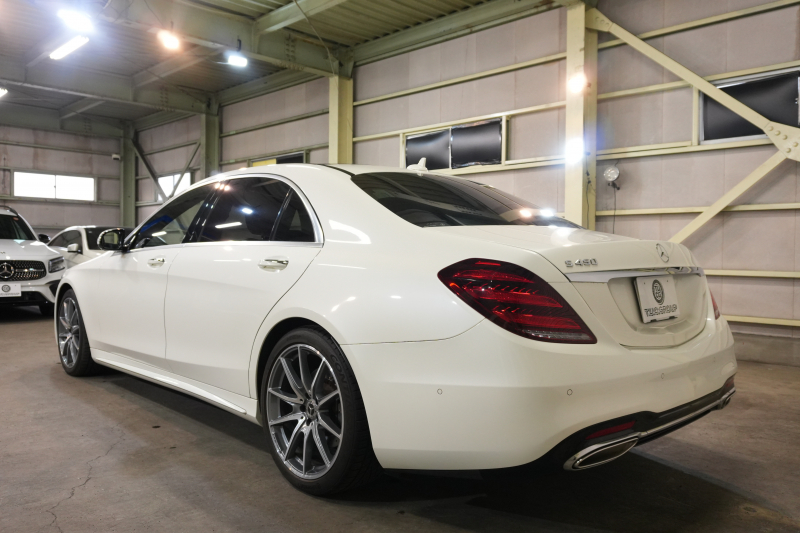メルセデスベンツ Sクラス S450ﾛﾝｸﾞ AMGﾗｲﾝﾌﾟﾗｽ  ｼｮｰﾌｧｰ&ﾚｰﾀﾞｰSP　後期 黒革 ﾊﾟﾉﾗﾏSR ﾅﾋﾞTV 360ｶﾒ ﾌﾞﾙﾒｽﾀｰ ｼｮｰﾌｧｰﾎﾟｼﾞｼｮﾝ ﾍｯﾄﾞｱｯﾌﾟD ﾘｱｴﾝﾀｰ ｿﾌﾄﾄﾞｱｸﾛｰｼﾞｬｰ 自動ﾄﾗﾝｸ ｴｱﾊﾞﾗﾝｽPKG　2年保証