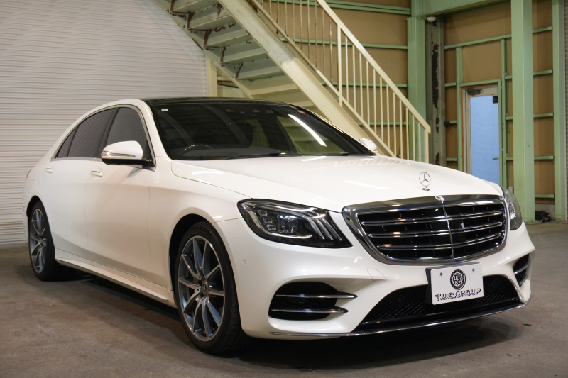 メルセデスベンツ Sクラス S450ﾛﾝｸﾞ AMGﾗｲﾝﾌﾟﾗｽ  ｼｮｰﾌｧｰ&ﾚｰﾀﾞｰSP　後期 黒革 ﾊﾟﾉﾗﾏSR ﾅﾋﾞTV 360ｶﾒ ﾌﾞﾙﾒｽﾀｰ ｼｮｰﾌｧｰﾎﾟｼﾞｼｮﾝ ﾍｯﾄﾞｱｯﾌﾟD ﾘｱｴﾝﾀｰ ｿﾌﾄﾄﾞｱｸﾛｰｼﾞｬｰ 自動ﾄﾗﾝｸ ｴｱﾊﾞﾗﾝｽPKG　2年保証