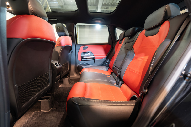 メルセデスベンツ Bクラス B180 AMGﾗｲﾝ ﾚｻﾞｰEX&ｱﾄﾞﾊﾞﾝｽﾄﾞ&ﾅﾋﾞｹﾞｰｼｮﾝ&ﾚｰﾀﾞｰｾｰﾌﾃｨPKG　黒×赤革 ﾊﾟﾉﾗﾏSR MBUXﾅﾋﾞ ﾌﾙｾｸﾞ 360ｶﾒﾗ ﾍｯﾄﾞｱｯﾌﾟD 自動ﾃｰﾙｹﾞｰﾄ LEDﾍｯﾄﾞﾗｲﾄ ｼｰﾄﾋｰﾀｰ 18ｲﾝﾁAW　2年保証付