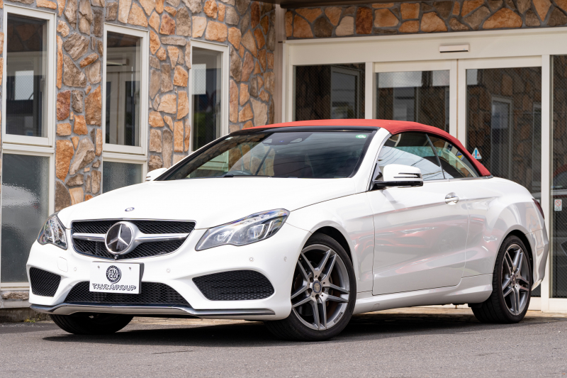 メルセデスベンツ Eクラス E250ｶﾌﾞﾘｵﾚ AMGｽﾎﾟｰﾂ&ｺﾝﾌｫｰﾄ&ﾚｰﾀﾞｰｾｰﾌﾃｨPKG　後期 1ｵｰﾅｰ 赤幌 赤革 ｼｰﾄﾋｰﾀｰ ﾏﾙﾁｺﾝﾄﾛｰﾙｼｰﾄﾊﾞｯｸ 純正ﾅﾋﾞ ﾌﾙｾｸﾞTV 360ｶﾒﾗ LEDﾍｯﾄﾞ AMGｴｱﾛ&18AW 7AT　2年保証