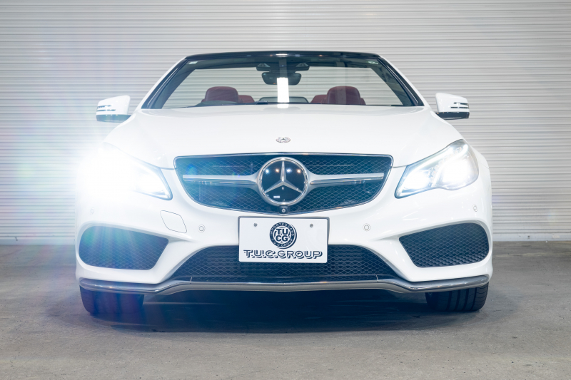 メルセデスベンツ Eクラス E250ｶﾌﾞﾘｵﾚ AMGｽﾎﾟｰﾂ&ｺﾝﾌｫｰﾄ&ﾚｰﾀﾞｰｾｰﾌﾃｨPKG　後期 1ｵｰﾅｰ 赤幌 赤革 ｼｰﾄﾋｰﾀｰ ﾏﾙﾁｺﾝﾄﾛｰﾙｼｰﾄﾊﾞｯｸ 純正ﾅﾋﾞ ﾌﾙｾｸﾞTV 360ｶﾒﾗ LEDﾍｯﾄﾞ AMGｴｱﾛ&18AW 7AT　2年保証