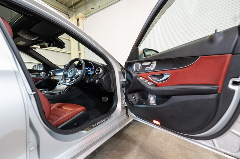 メルセデスベンツ Cクラス C220d ﾜｺﾞﾝ AMGﾗｲﾝ ﾚｻﾞｰEXC&ﾚｰﾀﾞｰｾｰﾌﾃｨPKG　後期 赤革 ｻﾝﾙｰﾌ ｼｰﾄﾋｰﾀｰ 純正ﾅﾋﾞ ﾌﾙｾｸﾞTV ﾌﾞﾙﾒｽﾀｰ CarPlay ﾍｯﾄﾞｱｯﾌﾟD Bｶﾒﾗ ﾏﾙﾁﾋﾞｰﾑLED AMGｴｱﾛ&18ｲﾝﾁAW　2年保証