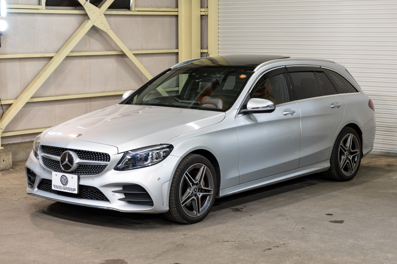 メルセデスベンツ Cクラス C220d ﾜｺﾞﾝ AMGﾗｲﾝ ﾚｻﾞｰEXC&ﾚｰﾀﾞｰｾｰﾌﾃｨPKG　後期 赤革 ｻﾝﾙｰﾌ ｼｰﾄﾋｰﾀｰ 純正ﾅﾋﾞ ﾌﾙｾｸﾞTV ﾌﾞﾙﾒｽﾀｰ CarPlay ﾍｯﾄﾞｱｯﾌﾟD Bｶﾒﾗ ﾏﾙﾁﾋﾞｰﾑLED AMGｴｱﾛ&18ｲﾝﾁAW　2年保証