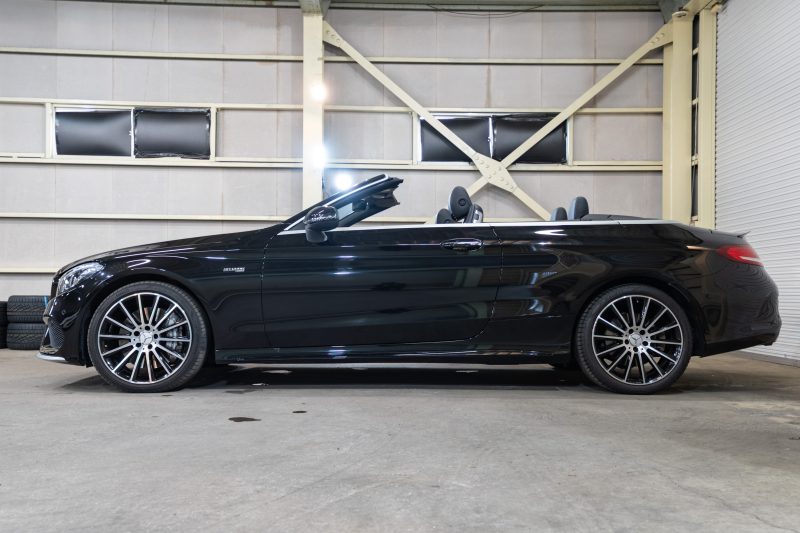 AMG Cクラス C43 4MATIC ｶﾌﾞﾘｵﾚ ﾚｰﾀﾞｰSP　赤帆 黒革 ｼｰﾄﾋｰﾀｰ ｴｱｽｶｰﾌ 純正ﾅﾋﾞ ﾌﾙｾｸﾞTV Burmester LEDﾍｯﾄﾞﾗｲﾄ ﾏﾙﾁｶﾗｰｱﾝﾋﾞｴﾝﾄﾗｲﾄ AMGｴｱﾛ&19ｲﾝﾁAW　2年保証