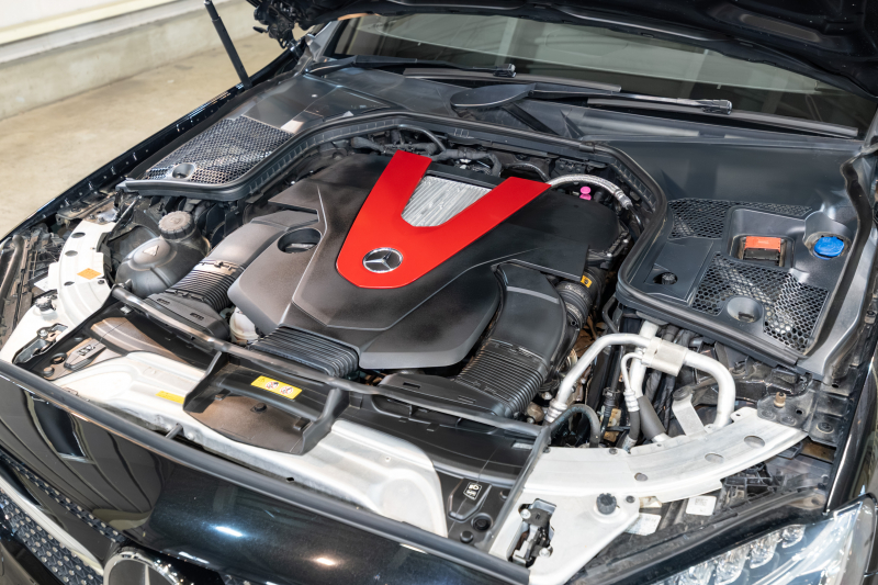 AMG Cクラス C43 4MATIC ｶﾌﾞﾘｵﾚ ﾚｰﾀﾞｰSP　赤帆 黒革 ｼｰﾄﾋｰﾀｰ ｴｱｽｶｰﾌ 純正ﾅﾋﾞ ﾌﾙｾｸﾞTV Burmester LEDﾍｯﾄﾞﾗｲﾄ ﾏﾙﾁｶﾗｰｱﾝﾋﾞｴﾝﾄﾗｲﾄ AMGｴｱﾛ&19ｲﾝﾁAW　2年保証
