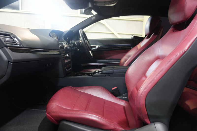 メルセデスベンツ Eクラス E250ｸｰﾍﾟ AMGｽﾎﾟｰﾂ&ﾚｰﾀﾞｰｾｰﾌﾃｨPKG　後期 Pｽﾀ 赤革 ﾅﾋﾞTV 360ｶﾒ LEDﾍｯﾄﾞﾗｲﾄ AMGｴｱﾛ&18AW ACC BSM LCW　2年保証