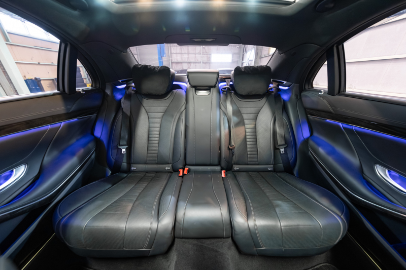 メルセデスベンツ Sクラス S550ﾛﾝｸﾞ AMGｽﾎﾟｰﾂ&ﾗｸﾞｼﾞｭｱﾘｰ&ﾚｰﾀﾞｰｾｰﾌﾃｨPKG　黒革 ｼｰﾄﾋｰﾀｰ&ｸｰﾗｰ ﾊﾟﾉﾗﾏSR 純正ﾅﾋﾞ ﾌﾙｾｸﾞTV 360ｶﾒﾗ Burmester 自動ﾄﾗﾝｸ&ﾊﾝｽﾞﾌﾘｰA LEDﾗｲﾄ AMGｴｱﾛ&19ｲﾝﾁAW　2年保証