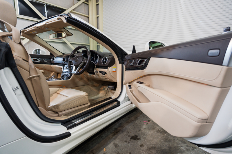 メルセデスベンツ SLクラス SL350 AMGｽﾎﾟｰﾂ&ﾚｰﾀﾞｰｾｰﾌﾃｨPKG　Pｽﾀ ECO ﾍﾞｰｼﾞｭ革 ｼﾞﾝｼﾞｬｰﾍﾞｰｼﾞｭ/ｴｽﾌﾟﾚｯｿﾌﾞﾗｳﾝｲﾝﾃﾘｱ ﾏｼﾞｯｸｽｶｲC ﾅﾋﾞTV Bｶﾒ ｷｾﾉﾝ 自動ﾄﾗﾝｸ ｷｯｸｵｰﾌﾟﾅｰ AMGｴｱﾛ&19AW　2年保証