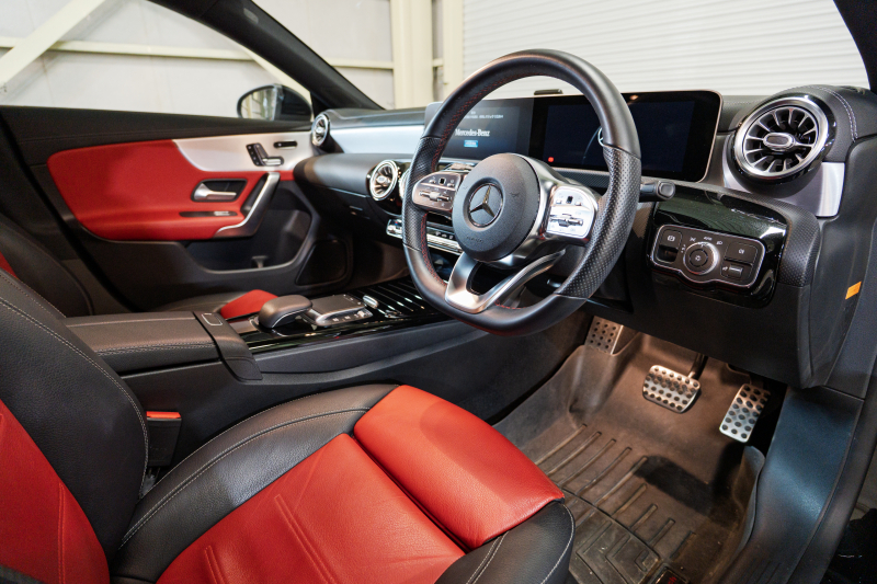 メルセデスベンツ CLAクラス CLA200d AMGﾗｲﾝ ﾚｻﾞｰ&ｱﾄﾞﾊﾞﾝｽﾄﾞ&ﾅﾋﾞ& ﾚｰﾀﾞｰPKG　黒赤革 ｼｰﾄﾋｰﾀｰ ﾊﾟﾉﾗﾏSR MBUXﾅﾋﾞ ﾌﾙｾｸﾞTV 360ｶﾒﾗ ﾍｯﾄﾞｱｯﾌﾟD ｱﾄﾞﾊﾞﾝｽﾄﾞｻｳﾝﾄﾞ ﾏﾙﾁﾋﾞｰﾑLED AMGｴｱﾛ&18ｲﾝﾁAW　2年保証