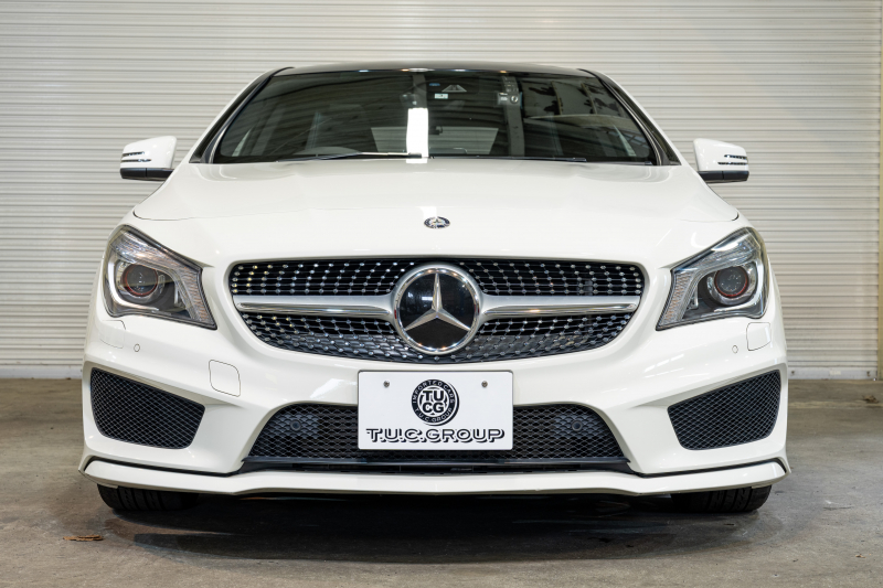 メルセデスベンツ CLAクラス CLA250 4MATIC ﾚｰﾀﾞｰｾｰﾌﾃｨPKG　中期 Pｽﾀ ECO 黒半革 ﾊﾟﾉﾗﾏSR 純正ﾅﾋﾞ ﾌﾙｾｸﾞ Bｶﾒﾗ PTS HID ACC BSM LCW AMGｴｱﾛ&18AW 7G-DCT　2年保証