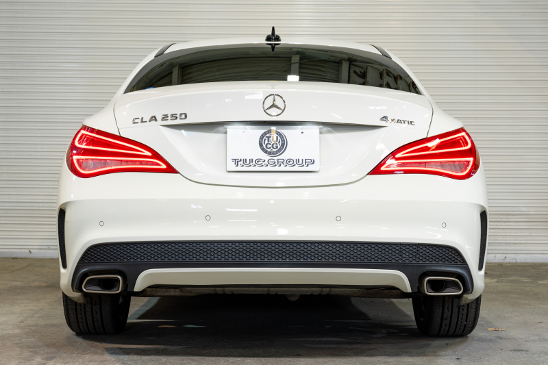 メルセデスベンツ CLAクラス CLA250 4MATIC ﾚｰﾀﾞｰｾｰﾌﾃｨPKG　中期 Pｽﾀ ECO 黒半革 ﾊﾟﾉﾗﾏSR 純正ﾅﾋﾞ ﾌﾙｾｸﾞ Bｶﾒﾗ PTS HID ACC BSM LCW AMGｴｱﾛ&18AW 7G-DCT　2年保証