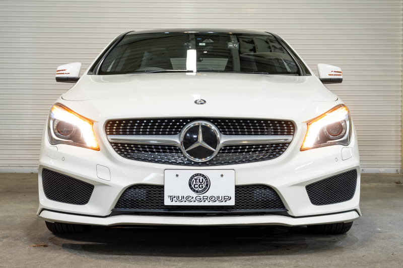 メルセデスベンツ CLAクラス CLA250 4MATIC ﾚｰﾀﾞｰｾｰﾌﾃｨPKG　中期 Pｽﾀ ECO 黒半革 ﾊﾟﾉﾗﾏSR 純正ﾅﾋﾞ ﾌﾙｾｸﾞ Bｶﾒﾗ PTS HID ACC BSM LCW AMGｴｱﾛ&18AW 7G-DCT　2年保証