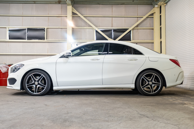 メルセデスベンツ CLAクラス CLA250 4MATIC ﾚｰﾀﾞｰｾｰﾌﾃｨPKG　中期 Pｽﾀ ECO 黒半革 ﾊﾟﾉﾗﾏSR 純正ﾅﾋﾞ ﾌﾙｾｸﾞ Bｶﾒﾗ PTS HID ACC BSM LCW AMGｴｱﾛ&18AW 7G-DCT　2年保証