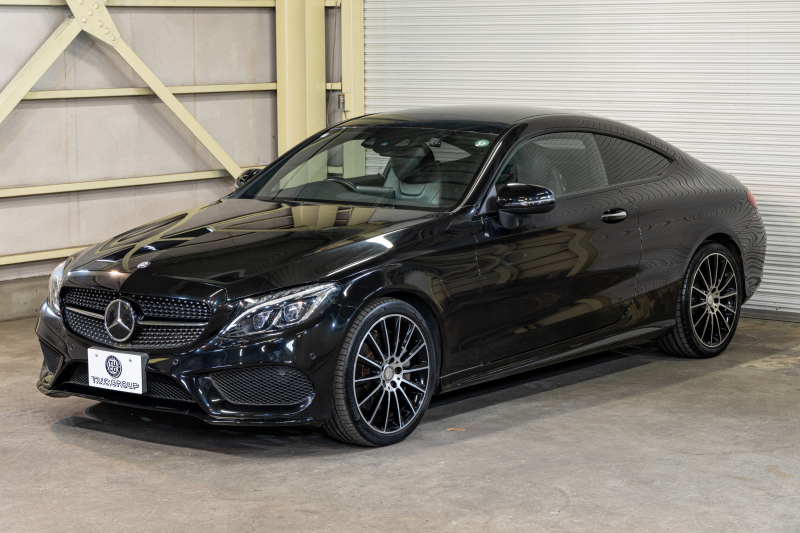 メルセデスベンツ Cクラス C300ｸｰﾍﾟ ﾚｻﾞｰEXｸﾙ&ﾚｰﾀﾞｰP　ACC Pｽﾀ ECO 黒革 ﾊﾟﾉﾗﾏR HDDﾅﾋﾞ ﾌﾙｾｸﾞ BTｵｰﾃﾞｨｵ&TEL Bｶﾒﾗ AMGｴｱﾛ&19ｲﾝﾁAW LEDﾗｲﾄ ﾚｰﾝｷｰﾌﾟ&ﾌﾞﾗｲﾝﾄﾞｽﾎﾟｯﾄA 2年保証付