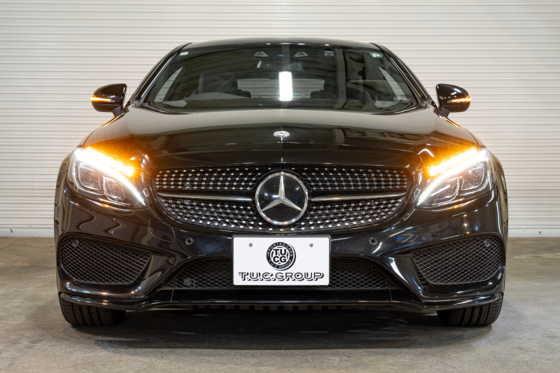 メルセデスベンツ Cクラス C300ｸｰﾍﾟ ﾚｻﾞｰEXｸﾙ&ﾚｰﾀﾞｰP　ACC Pｽﾀ ECO 黒革 ﾊﾟﾉﾗﾏR HDDﾅﾋﾞ ﾌﾙｾｸﾞ BTｵｰﾃﾞｨｵ&TEL Bｶﾒﾗ AMGｴｱﾛ&19ｲﾝﾁAW LEDﾗｲﾄ ﾚｰﾝｷｰﾌﾟ&ﾌﾞﾗｲﾝﾄﾞｽﾎﾟｯﾄA 2年保証付