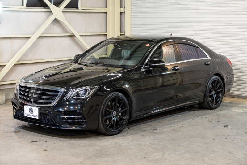 メルセデスベンツ Sクラス S450 ｴｸｽｸﾙｰｼﾌﾞ AMGﾗｲﾝﾌﾟﾗｽ ﾚｰﾀﾞｰSP　後期 黒革 ﾊﾟﾉﾗﾏSR ﾅﾋﾞTV 360ｶﾒ ﾌﾞﾙﾒｽﾀｰ ﾍｯﾄﾞｱｯﾌﾟD ｿﾌﾄﾄﾞｱｸﾛｰｼﾞｬｰ 自動ﾄﾗﾝｸ ﾜｲﾔﾚｽﾁｬｰｼﾞ ｴｱﾊﾞﾗﾝｽPKG AMGｴｱﾛ&20ｲﾝﾁAW　2年保証