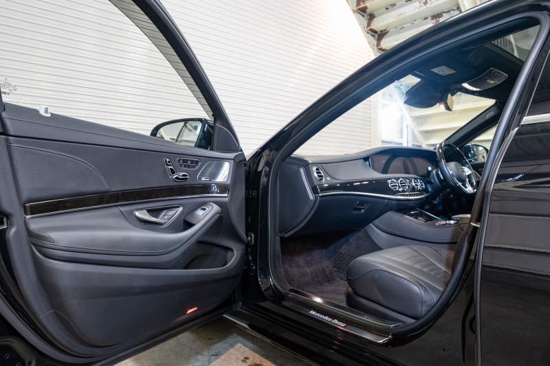 メルセデスベンツ Sクラス S450 ｴｸｽｸﾙｰｼﾌﾞ AMGﾗｲﾝﾌﾟﾗｽ ﾚｰﾀﾞｰSP　後期 黒革 ﾊﾟﾉﾗﾏSR ﾅﾋﾞTV 360ｶﾒ ﾌﾞﾙﾒｽﾀｰ ﾍｯﾄﾞｱｯﾌﾟD ｿﾌﾄﾄﾞｱｸﾛｰｼﾞｬｰ 自動ﾄﾗﾝｸ ﾜｲﾔﾚｽﾁｬｰｼﾞ ｴｱﾊﾞﾗﾝｽPKG AMGｴｱﾛ&20ｲﾝﾁAW　2年保証
