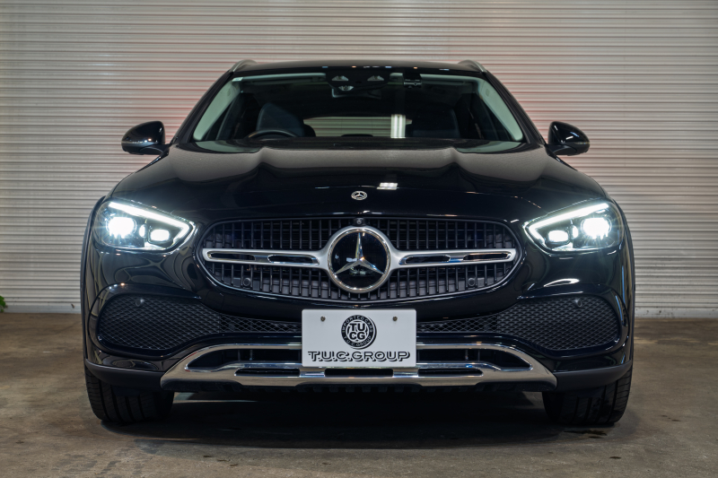 メルセデスベンツ Cクラス C220d 4MATIC ｵｰﾙﾃﾚｲﾝ ﾚｻﾞｰEX&ﾚｰﾀﾞｰP　ACC Pｽﾀ ECO 黒革 ﾊﾟﾉﾗﾏR HDDﾅﾋﾞ 360ｶﾒﾗ Carplay Brumesterｻｳﾝﾄﾞ 純正18ｲﾝﾁAW LKA LCA 2年保証付