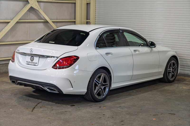 メルセデスベンツ Cクラス C220d ﾛｰﾚｳｽｴﾃﾞｼｮﾝ ﾚｻﾞｰｴｸｽｸﾙｰｼﾌﾞ&ﾚｰﾀﾞｰSP　後期 赤革 MBUXﾅﾋﾞTV ﾌﾞﾙﾒｽﾀｰS 360ｶﾒﾗ HUD ACC ｴｱｻｽﾍﾟﾝｼｮﾝ ﾏﾙﾁﾋﾞｰﾑLED AMGｽﾀｲﾘﾝｸﾞPKG AMG18ｲﾝﾁAW　2年保証