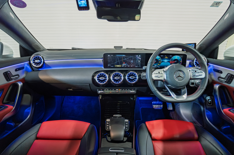 メルセデスベンツ CLAクラス CLA200d AMGﾗｲﾝ AMGﾚｻﾞｰｴｸｽｸﾙｰｼﾌﾞ&ｱﾄﾞﾊﾞﾝｽﾄﾞP ﾅﾋﾞｹﾞｰｼｮﾝP ﾚｰﾀﾞｰSP　ACC 赤/黒革 ﾊﾟﾉﾗﾏSR MBUXﾅﾋﾞ TV 360ｶﾒﾗ ｱﾄﾞﾊﾞﾝｽﾄﾞS ﾏﾙﾁﾋﾞｰﾑLED AMGｴｱﾛ&18ｲﾝﾁAW　2年保証