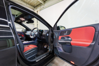 メルセデスベンツ Bクラス B180 AMGﾚｻﾞｰEXC&ｱﾄﾞﾊﾞﾝｽﾄﾞ&ﾅﾋﾞｹﾞｰｼｮﾝ&ﾚｰﾀﾞｰｾｰﾌﾃｨPKG　赤黒革 ｼｰﾄﾋｰﾀｰ SR MBUXﾅﾋﾞ ﾌﾙｾｸﾞTV 360ｶﾒﾗ PTS ﾏﾙﾁﾋﾞｰﾑLED 自動Rｹﾞｰﾄ&ﾊﾝｽﾞﾌﾘｰA AMGｴｱﾛ&18AW　2年保証