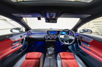 メルセデスベンツ Aクラス A180 ｽﾀｲﾙ ｾﾀﾞﾝ AMGﾗｲﾝ&ﾚｻﾞｰｴｸｽｸﾙｰｼﾌﾞ&ｱﾄﾞﾊﾞﾝｽﾄﾞ&ﾅﾋﾞｹﾞｰｼｮﾝ&ﾚｰﾀﾞｰｾｰﾌﾃｨPKG　1ｵﾅ 赤/黒革 ﾊﾟﾉﾗﾏSR MBUXﾅﾋﾞ ﾌﾙｾｸﾞ 360ｶﾒﾗ ｱﾄﾞﾊﾞﾝｽﾄﾞｽﾋﾟｰｶｰ ﾍｯﾄﾞｱｯﾌﾟD ｱﾝﾋﾞｴﾝﾄﾗｲﾄ AMGｴｱﾛ&18AW　2年保証