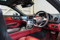 メルセデスベンツ SLクラス SL400 ﾚｰﾀﾞｰｾｰﾌﾃｨPKG　後期 赤革 ｼｰﾄﾋｰﾀｰ ﾍﾞﾝﾁﾚｰﾀｰ ｴｱｽｶｰﾌ 純正ﾅﾋﾞ ﾌﾙｾｸﾞTV ABCｻｽﾍﾟﾝｼｮﾝ 自動Rｹﾞｰﾄ LEDﾍｯﾄﾞﾗｲﾄ ACC AMGｴｱﾛ&BBS19ｲﾝﾁAW 　2年保証