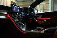 メルセデスベンツ Cクラス C200 ﾜｺﾞﾝ ﾚｻﾞｰEXC&ﾚｰﾀﾞｰｾｰﾌﾃｨPKG　後期 赤革 ｻﾝﾙｰﾌ ｼｰﾄﾋｰﾀｰ 純正ﾅﾋﾞ ﾌﾙｾｸﾞTV ﾌﾞﾙﾒｽﾀｰ CarPlay ﾍｯﾄﾞｱｯﾌﾟD Bｶﾒﾗ ﾏﾙﾁﾋﾞｰﾑLED  AMGｴｱﾛ&18ｲﾝﾁAW　2年保証