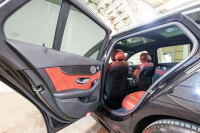 メルセデスベンツ Cクラス C200 ﾜｺﾞﾝ ﾚｻﾞｰEXC&ﾚｰﾀﾞｰｾｰﾌﾃｨPKG　後期 赤革 ｻﾝﾙｰﾌ ｼｰﾄﾋｰﾀｰ 純正ﾅﾋﾞ ﾌﾙｾｸﾞTV ﾌﾞﾙﾒｽﾀｰ CarPlay ﾍｯﾄﾞｱｯﾌﾟD Bｶﾒﾗ ﾏﾙﾁﾋﾞｰﾑLED  AMGｴｱﾛ&18ｲﾝﾁAW　2年保証