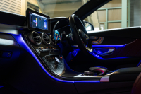 メルセデスベンツ Cクラス C200 ﾜｺﾞﾝ ﾚｻﾞｰEXC&ﾚｰﾀﾞｰｾｰﾌﾃｨPKG　後期 赤革 ｻﾝﾙｰﾌ ｼｰﾄﾋｰﾀｰ 純正ﾅﾋﾞ ﾌﾙｾｸﾞTV ﾌﾞﾙﾒｽﾀｰ CarPlay ﾍｯﾄﾞｱｯﾌﾟD Bｶﾒﾗ ﾏﾙﾁﾋﾞｰﾑLED  AMGｴｱﾛ&18ｲﾝﾁAW　2年保証