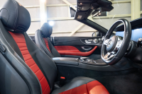 メルセデスベンツ Eクラス E200 ｶﾌﾞﾘｵﾚ ｽﾎﾟｰﾂ ﾚｰﾀﾞｰｾｰﾌﾃｨPKG 　赤幌 黒革 ｼｰﾄﾋｰﾀｰ 純正ﾅﾋﾞ ﾌﾙｾｸﾞTV CarPlay HUD ﾏﾙﾁﾋﾞｰﾑLED ﾌﾞﾙﾒｽﾀｰ ﾏﾙﾁｶﾗｰｱﾝﾋﾞｴﾝﾄﾗｲﾄ AMGｴｱﾛ&19ｲﾝﾁAW　2年保証