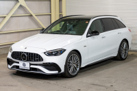 AMG Cクラス C43 4MATIC ｽﾃｰｼｮﾝﾜｺﾞﾝ ﾚｰﾀﾞｰSP BSG搭載　黒革 ﾊﾟﾉﾗﾏSR  MBUXﾅﾋﾞ ﾌﾞﾙﾒｽﾀｰ HUD 360ｶﾒﾗ 自動Rｹﾞｰﾄ AMGｻｽﾍﾟﾝｼｮﾝ AMGﾘｱﾙﾊﾟﾌｫｰﾏﾝｽｻｳﾝﾄﾞ AMGﾅｲﾄPKG AMGｴｱﾛ&19ｲﾝﾁAW　2年保証付