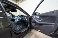 メルセデスベンツ Cクラス C220d ﾜｺﾞﾝ ﾛｰﾚｳｽED AMGﾗｲﾝ ﾚｰﾀﾞｰｾｰﾌﾃｨPKG　黒革 ｼｰﾄﾋｰﾀｰ 純正ﾅﾋﾞ ﾌﾙｾｸﾞTV BT Bｶﾒﾗ LEDﾍｯﾄﾞ ｴｱｻｽ 自動Rｹﾞｰﾄ AMGｴｱﾛ&18ｲﾝﾁAW　2年保証