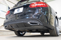 メルセデスベンツ Cクラス C220d ﾜｺﾞﾝ ﾛｰﾚｳｽED AMGﾗｲﾝ ﾚｰﾀﾞｰｾｰﾌﾃｨPKG　黒革 ｼｰﾄﾋｰﾀｰ 純正ﾅﾋﾞ ﾌﾙｾｸﾞTV BT Bｶﾒﾗ LEDﾍｯﾄﾞ ｴｱｻｽ 自動Rｹﾞｰﾄ AMGｴｱﾛ&18ｲﾝﾁAW　2年保証