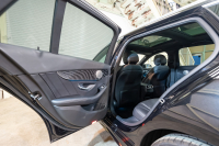 メルセデスベンツ Cクラス C220d ﾜｺﾞﾝ ﾛｰﾚｳｽED AMGﾗｲﾝ ﾚｰﾀﾞｰｾｰﾌﾃｨPKG　黒革 ｼｰﾄﾋｰﾀｰ 純正ﾅﾋﾞ ﾌﾙｾｸﾞTV BT Bｶﾒﾗ LEDﾍｯﾄﾞ ｴｱｻｽ 自動Rｹﾞｰﾄ AMGｴｱﾛ&18ｲﾝﾁAW　2年保証