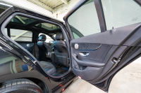 メルセデスベンツ Cクラス C220d ﾜｺﾞﾝ ﾛｰﾚｳｽED AMGﾗｲﾝ ﾚｰﾀﾞｰｾｰﾌﾃｨPKG　黒革 ｼｰﾄﾋｰﾀｰ 純正ﾅﾋﾞ ﾌﾙｾｸﾞTV BT Bｶﾒﾗ LEDﾍｯﾄﾞ ｴｱｻｽ 自動Rｹﾞｰﾄ AMGｴｱﾛ&18ｲﾝﾁAW　2年保証