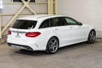 メルセデスベンツ Cクラス C200ﾜｺﾞﾝ ｽﾎﾟｰﾂ ﾚｰﾀﾞｰｾｰﾌﾃｨPKG　黒革 ｼｰﾄﾋｰﾀｰ HDDﾅﾋﾞ 純正ﾅﾋﾞ ﾌﾙｾｸﾞTV BT Bｶﾒﾗ LEDﾍｯﾄﾞ 自動Rｹﾞｰﾄ AMGｴｱﾛ&18ｲﾝﾁAW　2年保証付