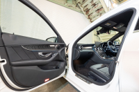 メルセデスベンツ Cクラス C200ﾜｺﾞﾝ ｽﾎﾟｰﾂ ﾚｰﾀﾞｰｾｰﾌﾃｨPKG　黒革 ｼｰﾄﾋｰﾀｰ HDDﾅﾋﾞ 純正ﾅﾋﾞ ﾌﾙｾｸﾞTV BT Bｶﾒﾗ LEDﾍｯﾄﾞ 自動Rｹﾞｰﾄ AMGｴｱﾛ&18ｲﾝﾁAW　2年保証付