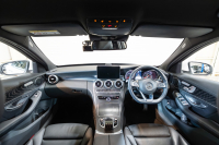 メルセデスベンツ Cクラス C200ﾜｺﾞﾝ ｽﾎﾟｰﾂ ﾚｰﾀﾞｰｾｰﾌﾃｨPKG　黒革 ｼｰﾄﾋｰﾀｰ HDDﾅﾋﾞ 純正ﾅﾋﾞ ﾌﾙｾｸﾞTV BT Bｶﾒﾗ LEDﾍｯﾄﾞ 自動Rｹﾞｰﾄ AMGｴｱﾛ&18ｲﾝﾁAW　2年保証付