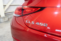 メルセデスベンツ CLS CLS450 4MATIC ｽﾎﾟｰﾂ ｴｸｽｸﾙｰｼﾌﾞ&ﾚｰﾀﾞｰｾｰﾌﾃｨPKG　ISG搭載 中期 ACC 黒赤ﾅｯﾊﾟ革 ﾋｰﾀｰ&ｸｰﾗｰ ﾀﾞｲﾅﾐｯｸｼｰﾄ SR 純正ﾅﾋﾞ ﾌﾙｾｸﾞTV CarPlay Buremester ﾘﾗｸｾﾞｰｼｮﾝ機能 AMGｴｱﾛ&19AW　2年保証付