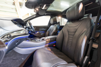 メルセデスベンツ Sクラス S550ﾛﾝｸﾞ AMGﾗｲﾝ ｼｮｰﾌｧｰ&ﾚｰﾀﾞｰｾｰﾌﾃｨPKG　中期 黒革 ｼｰﾄﾋｰﾀｰ&ｸｰﾗｰ ﾊﾟﾉﾗﾏSR 純正ﾅﾋﾞ ﾌﾙｾｸﾞTV ﾘｱｴﾝﾀｰ 360ｶﾒﾗ Burmester 自動ﾄﾗﾝｸ&ﾊﾝｽﾞﾌﾘｰA LEDﾗｲﾄ AMGｴｱﾛ&19ｲﾝﾁAW　2年保証