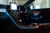 AMG Cクラス C43 4MATIC ｶﾌﾞﾘｵﾚ ﾚｰﾀﾞｰSP　赤帆 黒革 ｼｰﾄﾋｰﾀｰ ｴｱｽｶｰﾌ 純正ﾅﾋﾞ ﾌﾙｾｸﾞTV Burmester LEDﾍｯﾄﾞﾗｲﾄ ﾏﾙﾁｶﾗｰｱﾝﾋﾞｴﾝﾄﾗｲﾄ AMGｴｱﾛ&19ｲﾝﾁAW　2年保証