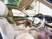 メルセデスベンツ Sクラス S550ﾛﾝｸﾞ ｼｮｰﾌｧｰ&ﾚｰﾀﾞｰｾｰﾌﾃｨPKG　ﾍﾞｰｼﾞｭ革 ｼｰﾄﾋｰﾀｰ&ｸｰﾗｰ ﾊﾟﾉﾗﾏSR 純正ﾅﾋﾞ ﾌﾙｾｸﾞTV ﾘｱｴﾝﾀｰ 360ｶﾒﾗ Burmester 自動ﾄﾗﾝｸ&ﾊﾝｽﾞﾌﾘｰA LEDﾗｲﾄ 純正18ｲﾝﾁAW　2年保証
