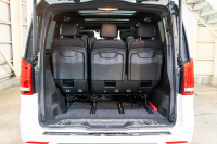 メルセデスベンツ Vクラス V220d AVG ﾛﾝｸﾞ AMGﾗｲﾝ ｴｸｽｸﾙｰｼﾌﾞｼｰﾄ&ﾚｰﾀﾞｰｾｰﾌﾃｨPKG　黒革 ﾊﾟﾉﾗﾏSR MBUXﾅﾋﾞ ﾌﾙｾｸﾞ ﾌﾞﾙﾒｽﾀｰ 360ｶﾒ LEDﾗｲﾄ 電動ｽﾗｲﾄﾞﾄﾞｱ 自動ﾄﾗﾝｸ　2年保証