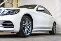 メルセデスベンツ Sクラス S450 ｴｸｽｸﾙｰｼﾌﾞ AMGﾗｲﾝ ﾚｰﾀﾞｰSP　後期 黒革 ﾊﾟﾉﾗﾏSR ﾅﾋﾞTV 360ｶﾒ ﾌﾞﾙﾒｽﾀｰ ﾍｯﾄﾞｱｯﾌﾟD ｿﾌﾄﾄﾞｱｸﾛｰｼﾞｬｰ 自動ﾄﾗﾝｸ ﾜｲﾔﾚｽﾁｬｰｼﾞ ｴｱﾊﾞﾗﾝｽPKG　2年保証